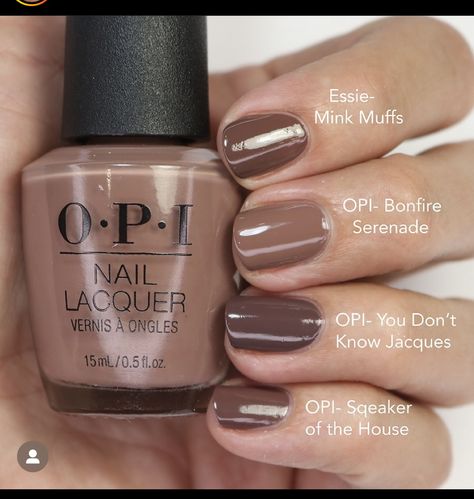 Brown Nails Opi Gel, Brown Opi Colors, Brown Nail Colors Opi, Opi Sns Powder Colors Fall, Opi Fall Brown Colors, Light Brown Opi Nail Polish, Opi You Dont Know Jacques Gel, Opi Fall Colors Dip, Opi Autumn Colours