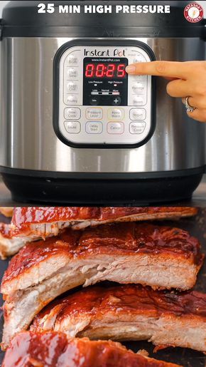 Instapot Ribs, Instant Pot Ribs Recipe, Instant Pot Ribs, Pork Loin Ribs, Crockpot Express, Tender Ribs, Authentic Mexican Recipes, Instant Pot Pork, Back Ribs