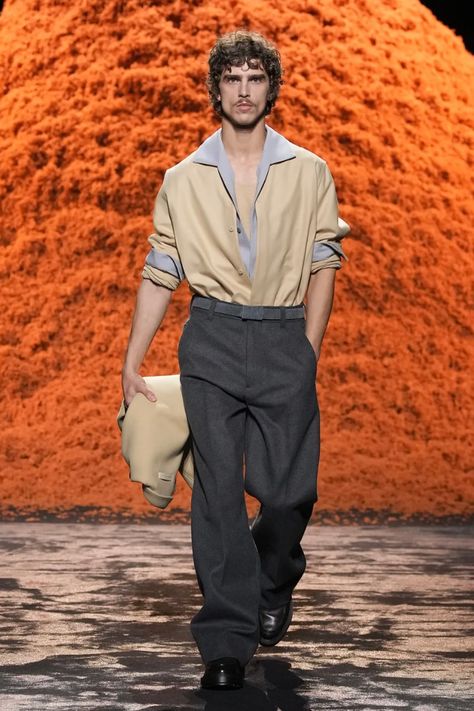 Zegna Fall/Winter 2024 Collection | Hypebeast Winter 2024 Fashion, Milan Fashion Week Men, Milan Fashion Week Runway, 2024 Menswear, Zegna Men, Mens Editorial, Men Fashion Show, Ermenegildo Zegna, Casual Design