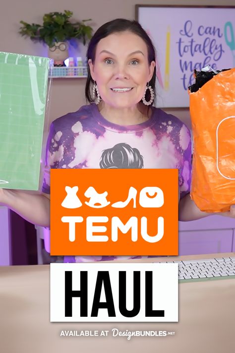 Crafting on a budget? Watch and learn with Crystal as she finds the BEST Temu crafting items! 🛍️ Temu Teacher Haul, Temu Finds, Teacher Tips, Cricut Tutorials, Teacher Hacks, Cricut Ideas, On A Budget, Cricut Design, Budgeting