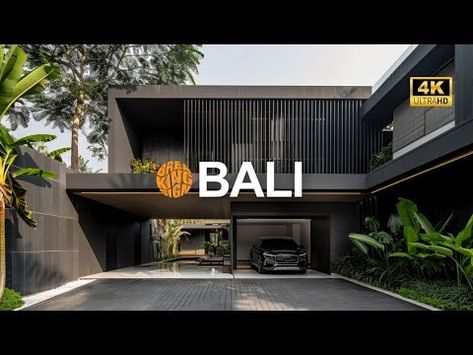 Bali Architecture: Modern-style Tropical House with Breathtaking Interior Design | Backyard Oasis - YouTube Modern Balinese Interior, Balinese Interior, Bali Architecture, Design Backyard, Bali Style, Bali Fashion, Tropical House, Modern Houses, Backyard Oasis