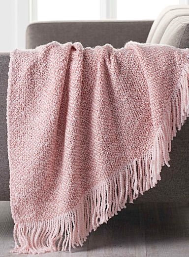 Dusty Pink Blanket, Pink Throw Blanket, Tall Windows, Dorm Inspo, Pink Throw, Pink Throws, Pink Blanket, Fur Throw Blanket, Blue Throws