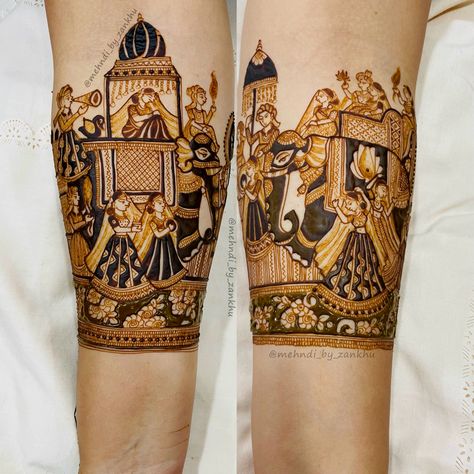 Bride Groom Mehndi Designs, Bridal Mehndi Designs Figures, Bridal Figures In Mehendi, Bride Groom Mehendi Figures, Barat Mehndi Design, Bride Groom Mehendi Designs, Bride Leg Mehendi Design, Engagement Mehndi Designs For Bride, Groom Mehendi Designs