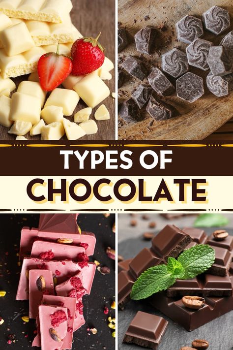 Try all of these different types of chocolate for treats to remember! From dark to white to classic milk, chocolate is just impossible to resist. Types Of Chocolate, Delicious Brownies, Unsweetened Chocolate, Bittersweet Chocolate, Ice Cream Sundae, Love Chocolate, Semisweet Chocolate, How To Make Chocolate, Chocolate Flavors