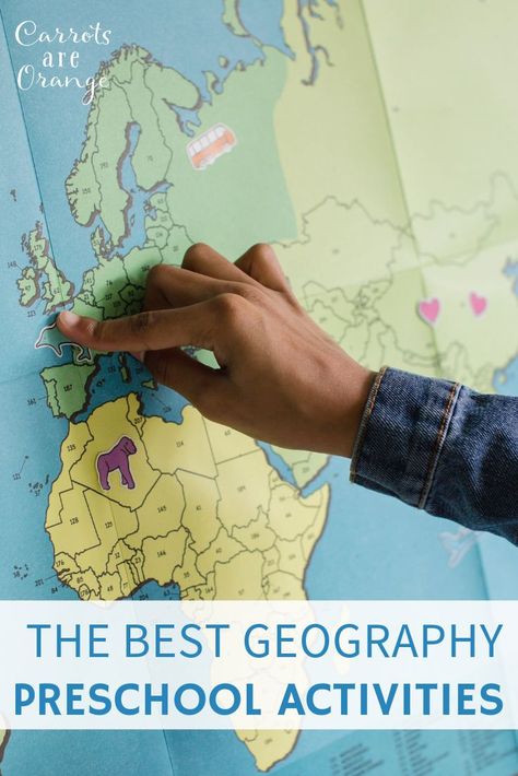 This post includes 8 Preschool Activities for Geography that we love in our home. Preschoolers are ripe for learning geography, both physical and cultural aspects to the learning. There are simple, hands-on ways to introduce the great big world to young children. This post includes some of my favorite geography preschool activities. Enjoy! #PRESCHOOL #montessori #ece Geography Preschool, Preschool Geography, Learning Geography, Class Worksheets, Montessori Activities Preschool, Preschool Montessori, Home Preschool, Montessori Geography, Montessori Parenting