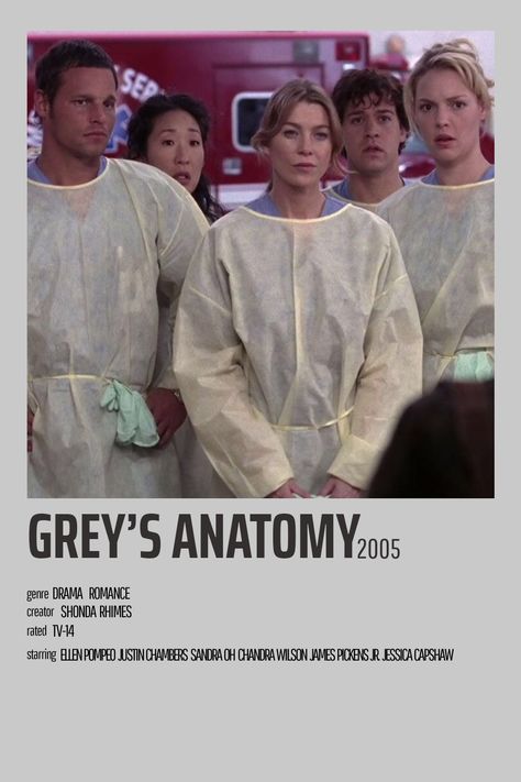 Greys Anatomy Poster, Tv Show Posters, Show Posters, Anatomy Poster, Film Vintage, Greys Anatomy Characters, Iconic Movie Posters, Movie Card, Film Posters Minimalist