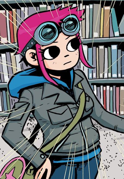 Ramona Flowers Bryan Lee O Malley, Scott Pilgrim Comic, World Icon, Ramona Flowers, Manic Pixie Dream Girl, Gorillaz Art, Scott Pilgrim Vs. The World, Vs The World, Comic Collection