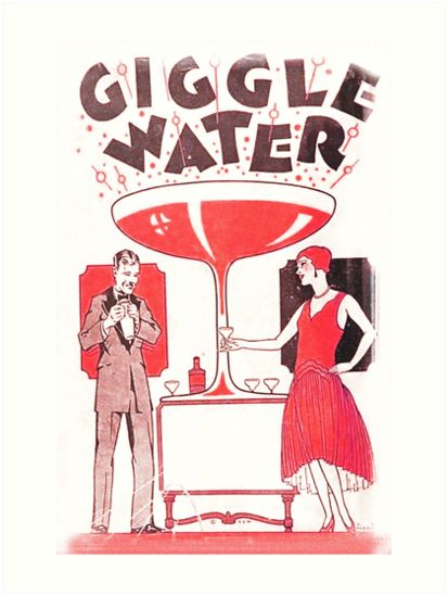 ‘Giggle water’ Vintage drinking cocktail design for fun. A fun cocktail print from the 1940s 1950’s ‘Giggle water’ Vintage drinking cocktail design for fun. A fun cocktail print from the 1940s 1950’s • Millions of unique designs by independent artists. Find your thing. Giggle Water Poster, Vintage 50s Art, Vintage Drinking Photos, Vintage Cocktail Art, Vintage Drink Poster, Vintage Cocktail Illustration, Vintage Cocktail Poster, Cocktail Graphic Design, Vintage Alcohol Posters