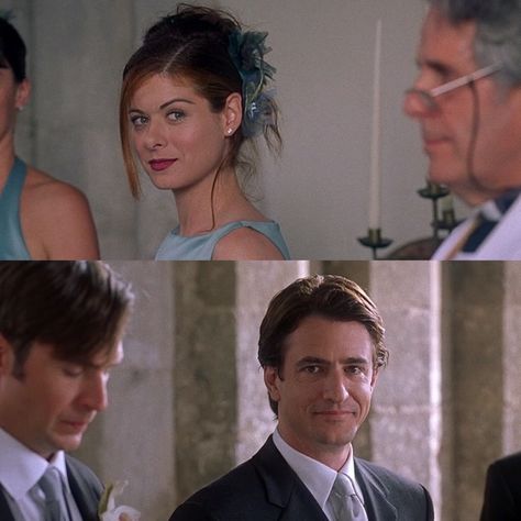 Debra Messing and Dermot Mulroney in The Wedding Date (2005). Their dynamic is adorable. Date Movie, The Spanish Love Deception, Spanish Love Deception, Romcom Movies, Dermot Mulroney, Debra Messing, Classic Hollywood Glamour, Romantic Films, Romantic Movie Quotes