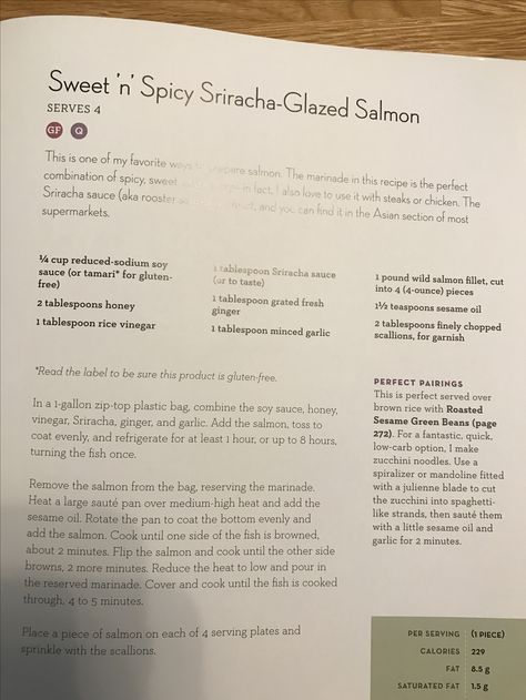 Sweet n spicy sriracha glazed salmon, skinnytaste Sriracha Salmon, Fish Entrees, Sweet N Spicy, Spicy Salmon, Skinny Taste Recipes, Glazed Salmon, Sriracha Sauce, Sriracha, Quick Dinner