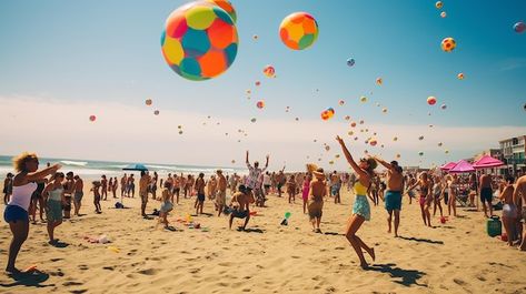 Photo beach bash bliss joyful summer par... | Premium Photo #Freepik #photo Beach Bash, Party Vibe, Beach Party, Summer Party, Premium Photo, Stock Photos, Festival, Quick Saves