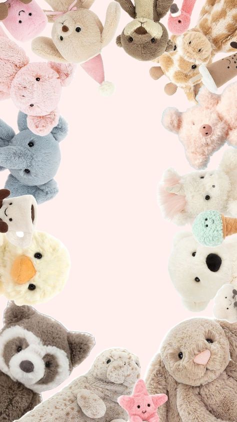 Jellycat Wallpaper, Cute Home Screens, Home Lock Screen, Vintage Paper Background, Floral Wallpaper Iphone, Xmas Wallpaper, Cute Pastel Wallpaper, Iphone App Design, Pastel Wallpaper