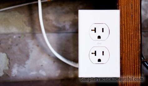 How to add an new electrical outlet from another outlet Add Electrical Outlet, How To Hem Curtains, Big Closet, House Maintenance, Home Electrical Wiring, Inside A House, House Redo, House Updates, Custom Cases