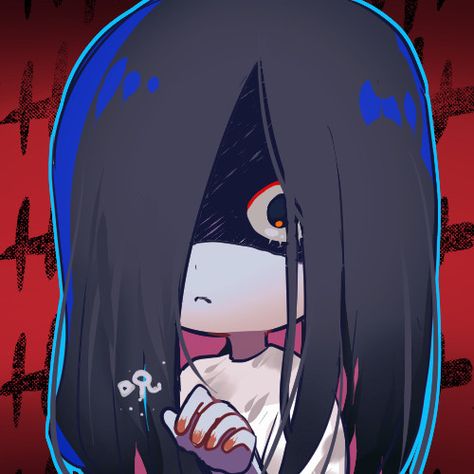 Dbd Spirit Icon, Dbd Match Pfp, Chibi Dbd Killers, Sadako Yamamura Icon, Horror Characters Fanart, Sadako Yamamura Art, Dbd Match Icons, Matching Dbd Pfps, Sadako Yamamura Fanart