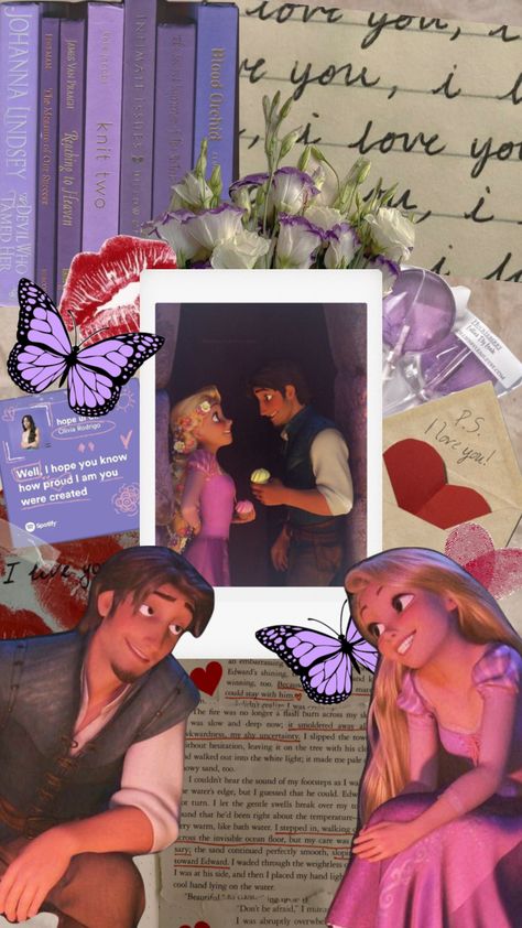 #tangled #rapunzel #flynnrider #aesthetic Rapunzel Y Flynn, Tangled Wallpaper, Rapunzel Disney, Rapunzel And Flynn, Rapunzel And Eugene, Disney Princess Artwork, Cocoppa Wallpaper, Cute Disney Pictures, Disney Collage