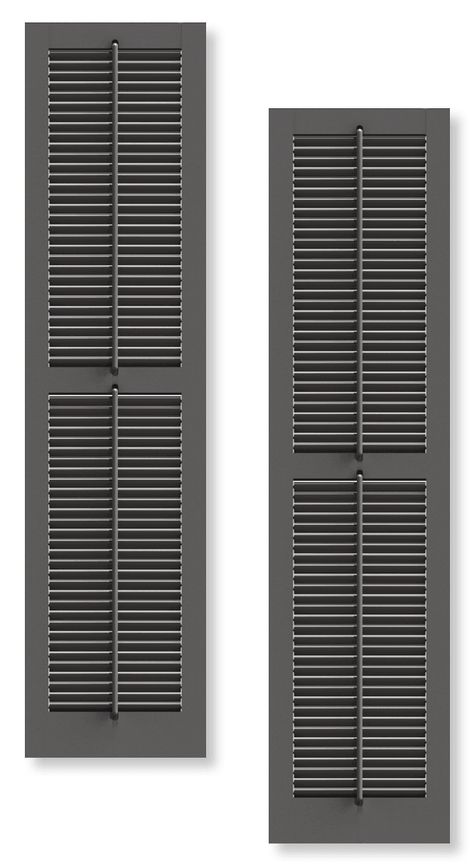 Louvered Door Ideas, House Shutter Colors, Door Designs For Home, Shutter Styles, Modern Shutters, Window Shutters Exterior, Red Shutters, Shutter Colors, Louvered Shutters