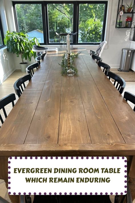 [Promotion] Large Farmhouse Table, Long Farmhouse Table, Big Dine Table, Kitchen Table, Rustic Dining Table, 12-Foot - Etsy #squarediningroomtable Long Farmhouse Table, Kitchen Table Rustic, Square Dining Room Table, Large Farmhouse Table, Dine Table, Large Farmhouse, Table Kitchen, Farmhouse Table, Rustic Dining