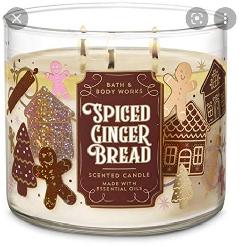 Gingerbread Candle, Candy Candle, Candle Obsession, Bath & Body Works, Christmas Smell, Bath N Body Works, Bath Body Works Candles, Wick Candles, Vanilla Icing