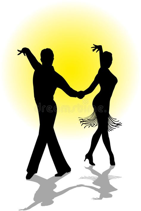 Dancing Couple. Silhouette illustration of a couple dancing , #AD, #Silhouette, #Couple, #Dancing, #dancing, #couple #ad Couple Dancing Illustration, Dancing Illustration, A Couple Dancing, Dancing Clipart, Rumba Dance, Dance Logo, Dance Silhouette, Dancer Painting, Dance Themes