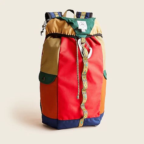 Men's Brands We Love | J.Crew Vintage Bag, Recycle Design, Green Barn, Hiking Pack, Red Barns, Fabric Patch, Mountaineering, Thom Browne, Jil Sander