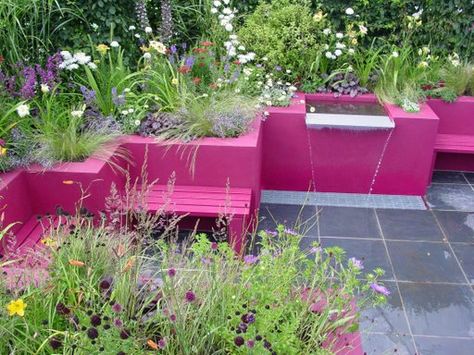 . Hampton Court Flower Show, Butterfly Garden Design, Diy Playground, Sensory Garden, French Country Garden, Meteor Garden 2018, Modern Garden Design, Chinese Garden, Pink Garden