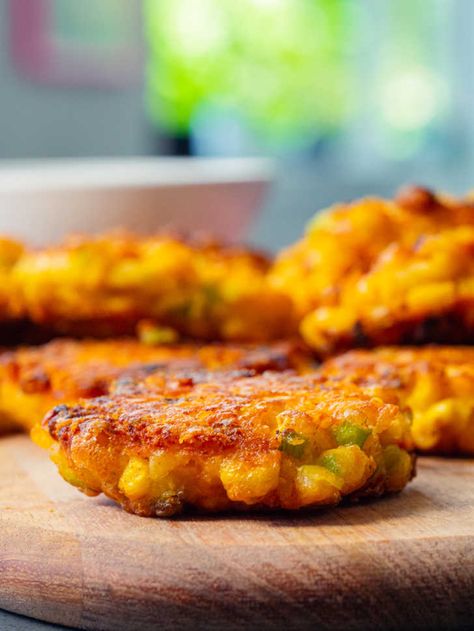 Jalapeño Cheddar Corn Fritters | 12 Tomatoes Jalapeño Corn Fritters, Jalapeño Popper Corn Fritters, Cheddar Corn, Sweet Corn Fritters, Milk Diet, Jalapeño Poppers, Jalapeno Cheddar, Corn Fritters, 12 Tomatoes