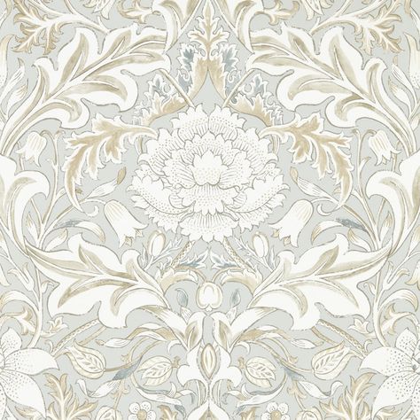 simply-severn-wallpaper Pimpernel Wallpaper, British Icons, Etsy Inspiration, Acanthus Leaves, Williams Sonoma Home, Fabric Accessories, Acanthus Leaf, South London, Nature Inspired Design