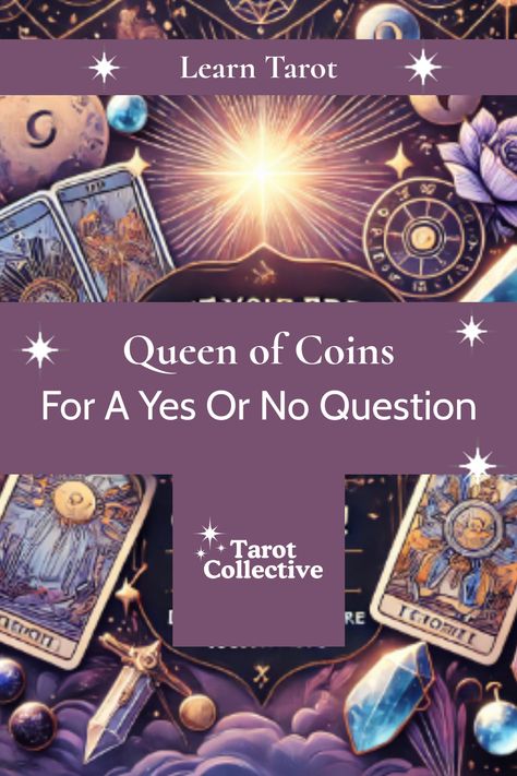 Explore the practical and nurturing energies of the Queen of Coins when she appears in a yes or no tarot reading. This insightful article delves into her symbolism and how her presence can influence decision-making with grounded wisdom and abundance. Perfect for tarot enthusiasts seeking clarity and confidence in their readings. Tarot Questions, Yes Or No Tarot, Learn Tarot, Wands Tarot, Daily Tarot Reading, Cups Tarot, Swords Tarot, Lack Of Focus, Yes Or No Questions