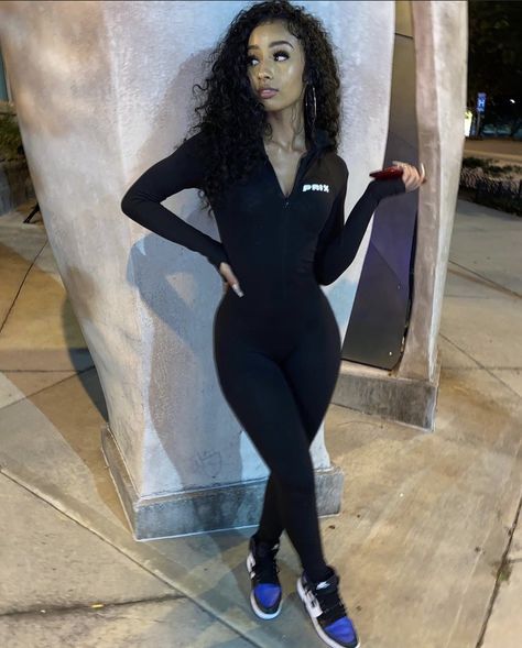 Full Bodysuit Outfit, Black Bodysuit Outfit, Rubi Rose, Bodysuit Outfit, Believe In Love, Full Body Suit, Body Suit Outfits, Streetwear Fashion Women