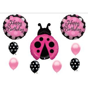 balloon kit - just need kiwi color balloons Pink Ladybug Birthday, Kids Party Balloons, Ladybug Birthday Party, Pink Ladybug, Ladybug Birthday, Ladybug Party, Peppa Pig Birthday, Birthday Party Balloon, Black Balloons