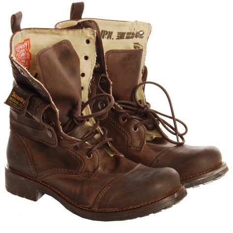 Superdry Brown New Panner Boots ($115) ❤ liked on Polyvore featuring shoes, boots, botas, footwear, brown shoes, superdry, leather boots, genuine leather boots and superdry boots Kilts Men, Superdry Shoes, Brown Combat Boots, Real Leather Boots, Boating Outfit, Superdry Mens, Brown Leather Shoes, Genuine Leather Boots, Brown Shoes