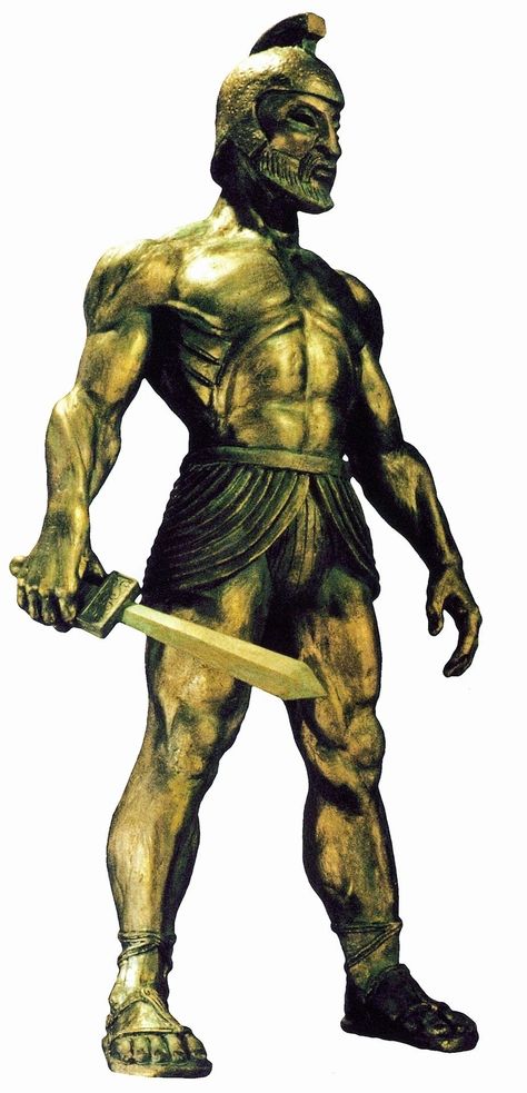 Talos, Jason and the Argonauts (movie) by Ray Harryhausen Talos Jason And The Argonauts, Ray Harryhausen Monsters, Jason And The Argonauts Tattoo, Hollywood Monsters, Ray Harryhausen, Jason And The Argonauts, Monster Movies, Clash Of The Titans, Classic Sci Fi