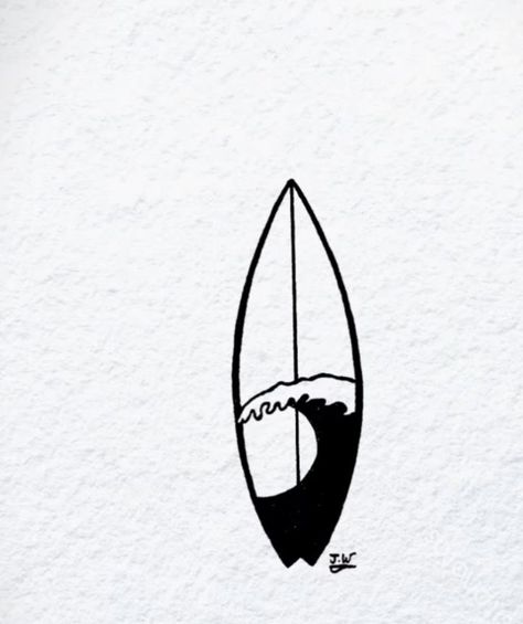 Surfboard Tattoo, Mustang Tattoo, Surfboard Drawing, Surfer Tattoo, Surf Drawing, Surfboard Art Design, Tato Suku, Surf Tattoo, Surf Logo