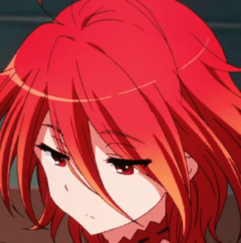 Profile Gif, Anime Red Hair, Gifs Anime, Amagi Brilliant Park, Gif Icons, Pfp Gif, Icon Gif, Red Icons:), Girl Pfp