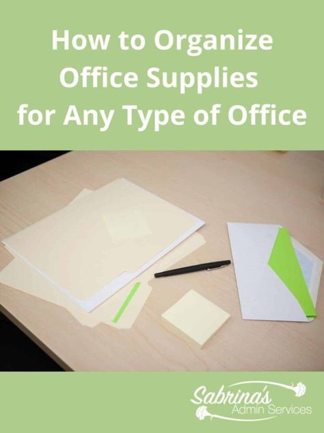 How organized is your office supplies area? Here is an easy and cost-effective way to organize them in your office. - office supply closet tips - office tips - office organizing tips - organize office - organize supply closet - organized office supplies - organization workplace Organize Files At Work, Office Administration Organization, Office Manager Organization, Office Supply Closet, Office Supplies Organization, Organize Office Supplies, Organizing Office Supplies, Closet Tips, Supply Closet