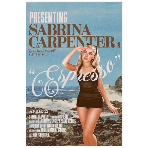 Sabrina Carpenter Poster, Cream Hoodie, Cheap Posters, Music Festival Outfit, Video Art, Vinyl Cd, Brown Tote, Girl Meets World, Sabrina Carpenter