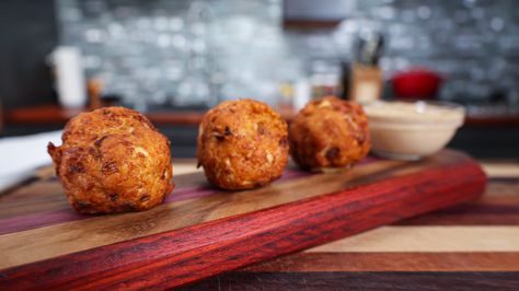 So delicious! Stuffed Beignets, Crab Beignets, Creole Mustard, Remoulade Sauce, Southern Cuisine, Enjoy The Journey, Panko Bread Crumbs, Cajun Recipes, Southern Comfort