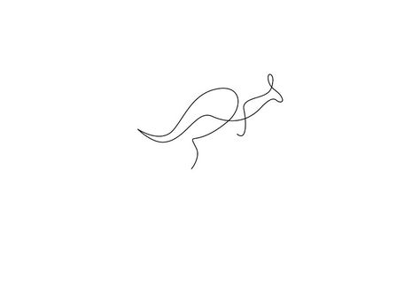 Minimalist One Line Animals By A French Artist Duo One Line Animals, Australian Tattoo, One Line Tattoo, Animal Logos, Single Line Drawing, Minimalist Line Art, Line Artwork, Continuous Line Drawing, Line Tattoos