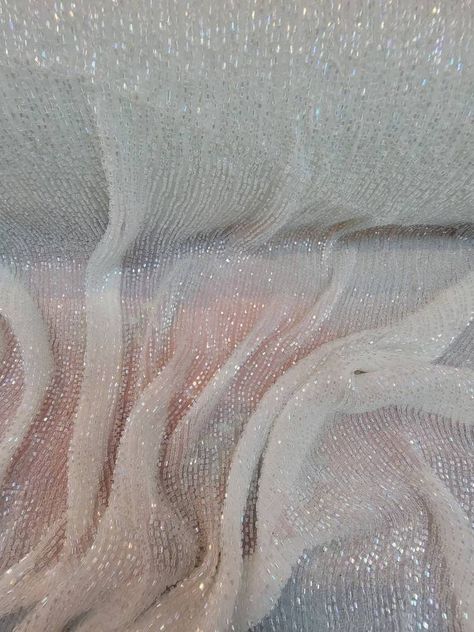 Coutil Fabric, Beaded Fabrics, Ethereal Fabric, Stella Lucia, Nature Texture, Elsa Cosplay, Beaded Fabric, Romantic Table, Cotton Voile Fabric