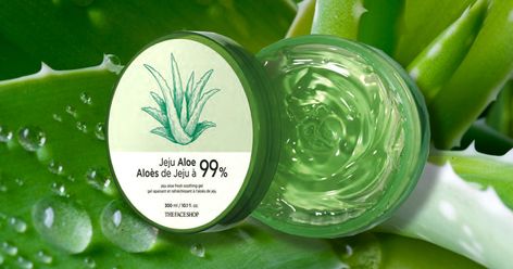 Avon X The Face Shop Jeju Aloe 99% Fresh Soothing Gel - Love My Beauty Biz Avon Skin Care, Korean Peninsula, Soothing Gel, Aloe Gel, The Face Shop, Dry Sensitive Skin, Aloe Vera Extract, Lemon Balm, Aloe Vera Gel