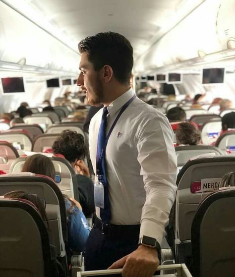 ❤ Flight Attendant Aesthetic Men, Cabin Crew Aesthetic Men, Male Flight Attendant Aesthetic, Flight Attendant Men, Travelling Agency, Male Flight Attendant, American Airlines Flight Attendant, Flight Attendant Costume, Air Hostess Uniform