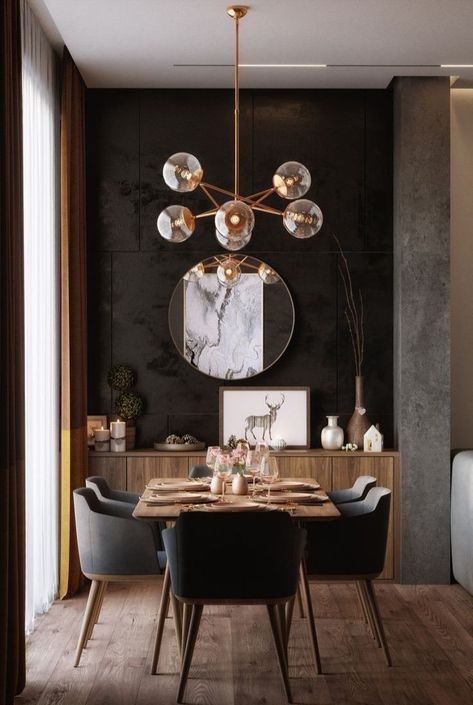 Moody Room, Kendra Spears, Dinning Room Furniture, Dining Room Decor Modern, Dining Room Design Modern, Dinning Room Design, Luxury Living Room Design, Dining Room Interiors, Luxury Dining Room