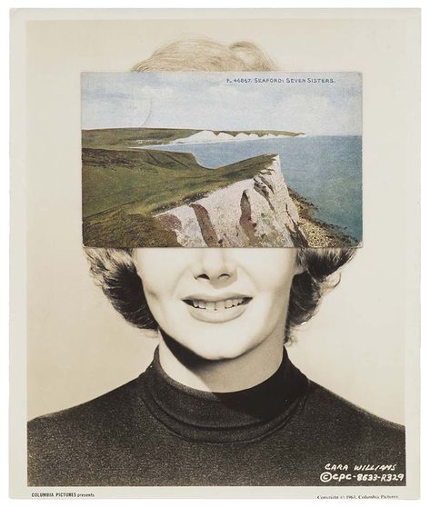 On trying to work in a building full of art - Creative Review John Stezaker, Mask Film, Film Portrait, Appropriation Art, Portrait Collage, Collage Portrait, Creative Review, Vintage Collage, Art Google