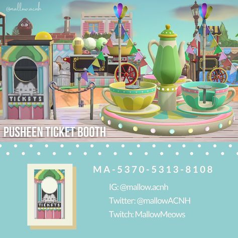 Carnival Design, Standee Design, Ticket Booth, Deco Nature, Animal Crossing Pocket Camp, New Animal Crossing, Malibu Barbie, Carnival Games, Animal Crossing Game