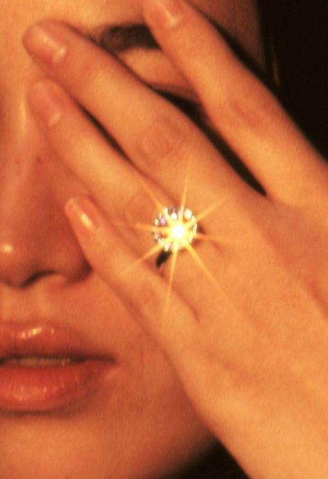 Woman with diamond ring in shot by Monika Mogi: http://www.dazeddigital.com/photography/article/18815/1/the-ardorous-manifesto Sade Aesthetic, Real Aesthetic, Gold Aesthetic, Red Thread, Orange Aesthetic, All I Ever Wanted, Vsco Filter, Foto Ideas Instagram, Yellow Aesthetic