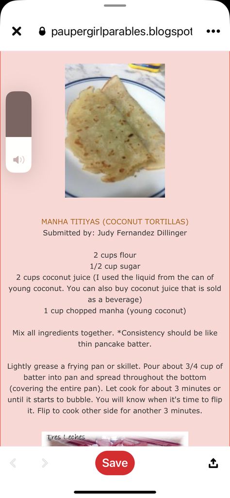 Chammoro Recipes, Chamorro Food, Chamorro Recipes, Pancake Batter, Coconut, Quick Saves