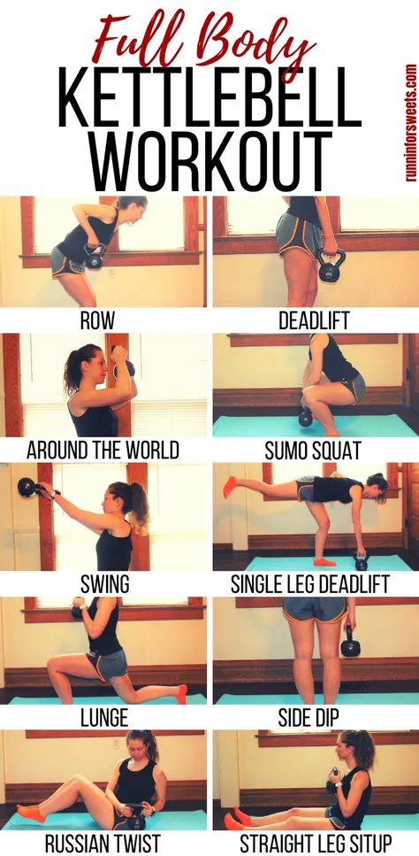 Workout For Runners, Kettlebell Workouts For Women, Full Body Kettlebell, Kettlebell Workout Routines, Full Body Kettlebell Workout, Total Body Toning, Kettlebell Exercises, Body Toning, Nail Infection