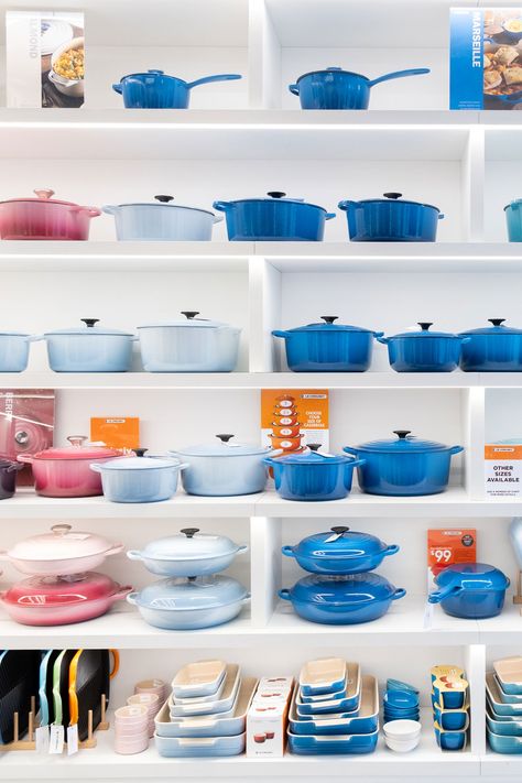 Le Creuset began producing its first enamelled cast iron pots in 1925 from its foundry in Fresnoy le Grand, France. The boutique is delighted to offer a Virtual Shopping service, allowing you to view and shop the Village collections at home. Simply visit the link below to arrange a consultation with the boutique and have your purchases delivered to your door! Le Creuset Set, Le Creuset Kitchen, Bicester Village, Catalog Design Layout, Store Kitchen Appliances, Kitchen Decor Collections, Kitchenware Shop, Luxury Tableware, House Shop