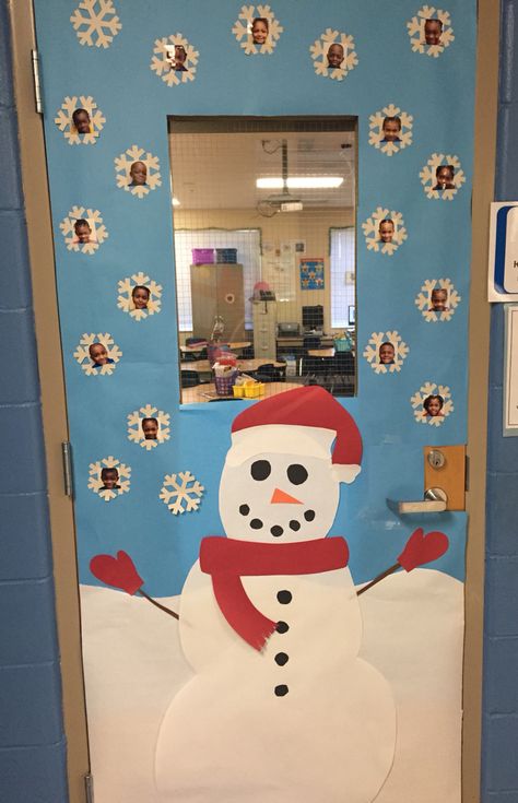 Winter classroom door Door Decorations Winter, Winter Door Decorations Classroom, Winter Classroom Door, Door Decorations Classroom Christmas, Classroom Christmas Decorations, Holiday Door Decorations, Christmas Door Decorating Contest, Diy Christmas Door, Christmas Classroom Door