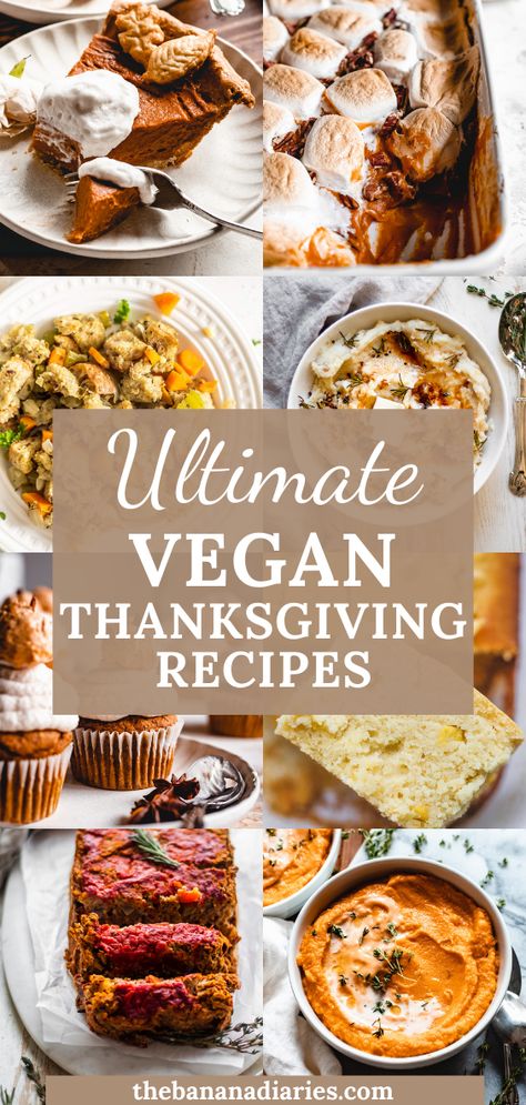 Vegan Thanksgiving Menu, Vegan Thanksgiving Dessert, Stuffed Pumpkins, Vegan Feast, Vegan Thanksgiving Dinner, Healthy Thanksgiving Recipes, Vegan Holiday Recipes, Easy To Make Appetizers, Vegan Pumpkin Pie